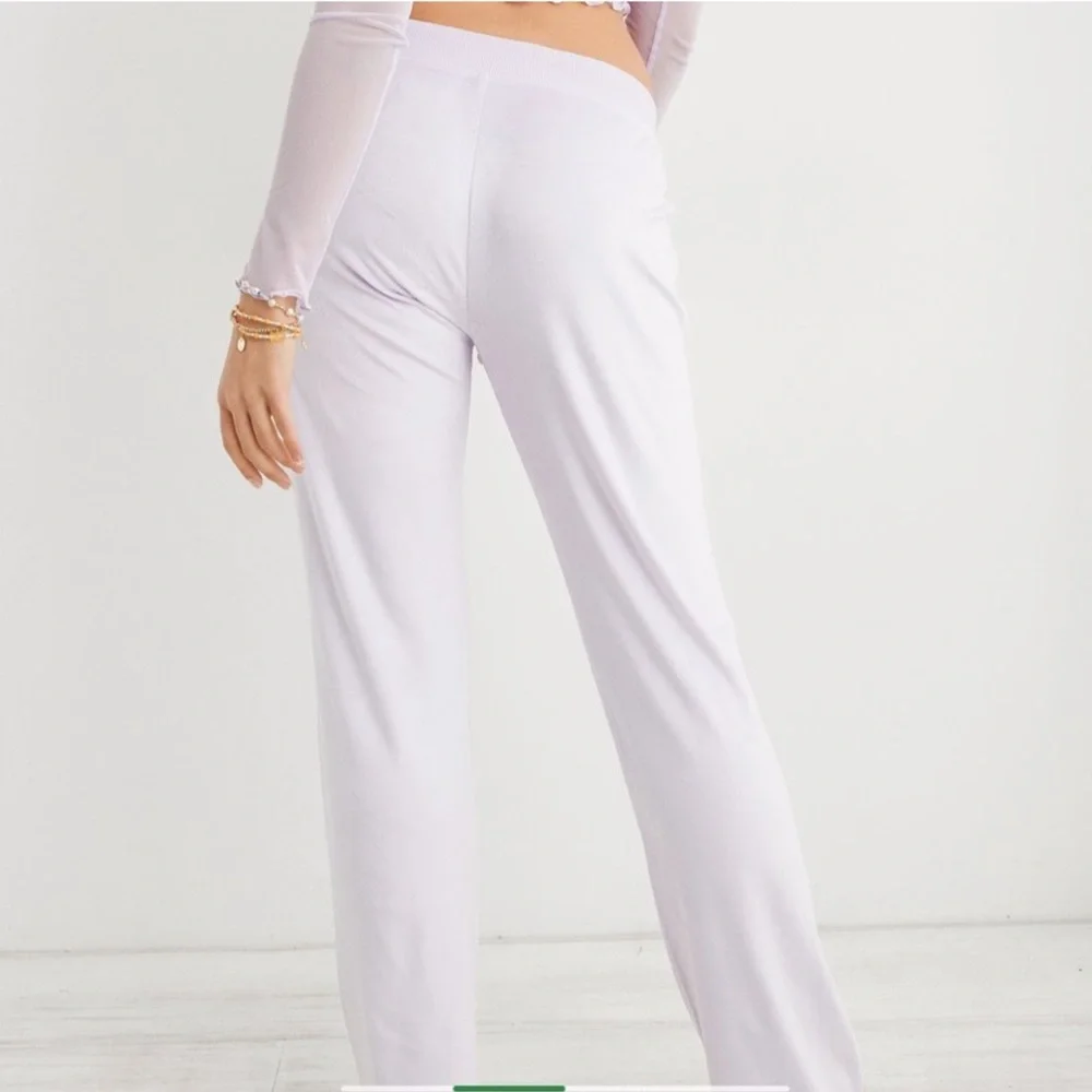 Aerie Dreamy Velour Low Rise Pants - Picture 3 of 11